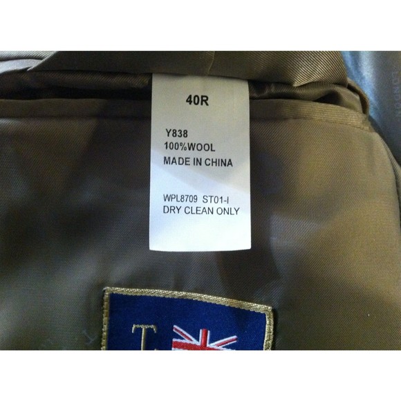 T.HARRIS LONDON MEN'S NEW 100%WOOL SPORT COAT JACKET BLAZER SIZE: 40R - Picture 6 of 6